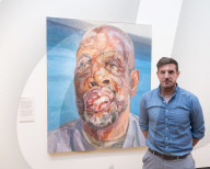 Herbert Smith Freehills Kramer Portrait Award 2025 exhibition at the National Portrait Gallery, London, UK.