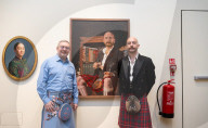 Herbert Smith Freehills Kramer Portrait Award 2025 exhibition at the National Portrait Gallery, London, UK.