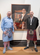 Herbert Smith Freehills Kramer Portrait Award 2025 exhibition at the National Portrait Gallery, London, UK.