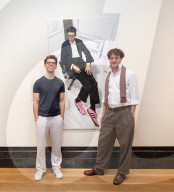 Herbert Smith Freehills Kramer Portrait Award 2025 exhibition at the National Portrait Gallery, London, UK.