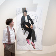 Herbert Smith Freehills Kramer Portrait Award 2025 exhibition at the National Portrait Gallery, London, UK.