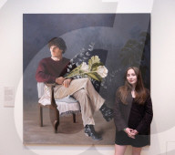 Herbert Smith Freehills Kramer Portrait Award 2025 exhibition at the National Portrait Gallery, London, UK.