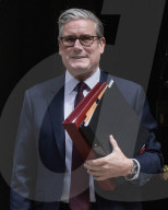 Prime Minister Kier Starmer Leaving For PMQs