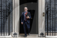 Prime Minister Kier Starmer Leaving For PMQs