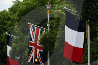 British And French Flags In London