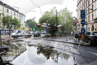 Storm Damage In Milan