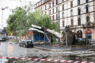 Storm Damage In Milan