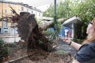 Storm Damage In Milan
