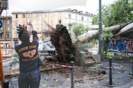 Storm Damage In Milan