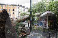 Storm Damage In Milan