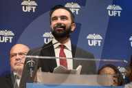 Zohran Mamdani, New York City Mayoral Candidate, And Democratic Nominee Speaks At An Endorsement Event With The United Federation Of Teachers