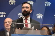 Zohran Mamdani, New York City Mayoral Candidate, And Democratic Nominee Speaks At An Endorsement Event With The United Federation Of Teachers