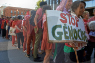 'Red Line' Demo Against The Israeli War In Gaza