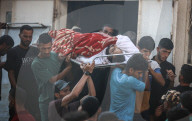 Funeral In Gaza For Victims Of Israeli Strikes
