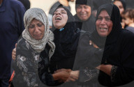 Funeral In Gaza For Victims Of Israeli Strikes