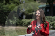 Agriculture Secretary Brooke Rollins Stops And Talked  Press 
