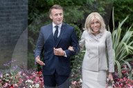 French President Emmanuel Macron Visits Downing Street During Second Day Of State Visit In London