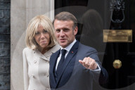 French President Emmanuel Macron Visits Downing Street During Second Day Of State Visit In London