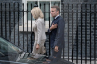 French President Emmanuel Macron Visits Downing Street During Second Day Of State Visit In London