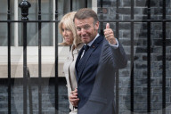 French President Emmanuel Macron Visits Downing Street During Second Day Of State Visit In London