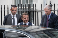 French President Emmanuel Macron Visits Downing Street During Second Day Of State Visit In London