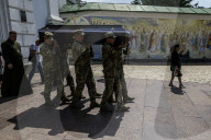 Farewell Ceremony for Roman Oryshchenko, Ukrainian Activist and Military Volunteer