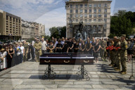 Farewell Ceremony for Roman Oryshchenko, Ukrainian Activist and Military Volunteer