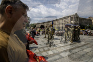 Farewell Ceremony for Roman Oryshchenko, Ukrainian Activist and Military Volunteer