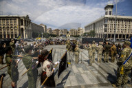 Farewell Ceremony for Roman Oryshchenko, Ukrainian Activist and Military Volunteer