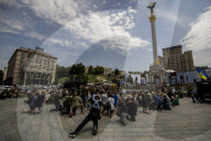 Farewell Ceremony for Roman Oryshchenko, Ukrainian Activist and Military Volunteer