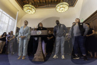 Los Angeles Mayor Karen Bass Press Conference Following Federal And Military Operation At MacArthur Park, 7/7/2025