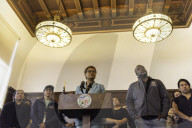 Los Angeles Mayor Karen Bass Press Conference Following Federal And Military Operation At MacArthur Park, 7/7/2025
