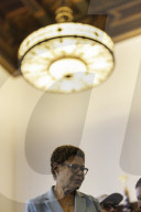 Los Angeles Mayor Karen Bass Press Conference Following Federal And Military Operation At MacArthur Park, 7/7/2025