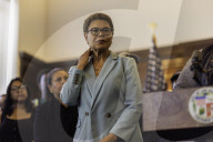 Los Angeles Mayor Karen Bass Press Conference Following Federal And Military Operation At MacArthur Park, 7/7/2025