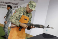 International Day For The Destruction Of Firearms In Mexico