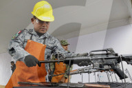 International Day For The Destruction Of Firearms In Mexico