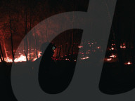 Large Wildfire Rages In Northeastern Attica 