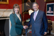 The Chancellor of the Exchequer Rachel Reeves meets with senior executives from Meta