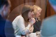 The Chancellor of the Exchequer Rachel Reeves hosts a business breakfast for stakeholders from the fintech sector.