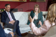 The Chancellor of the Exchequer Rachel Reeves meets with senior executives from Meta