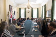The Chancellor of the Exchequer Rachel Reeves hosts the UK France Summit Business Roundtable