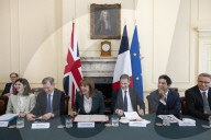 The Chancellor of the Exchequer Rachel Reeves hosts the UK France Summit Business Roundtable
