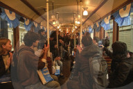 Historic Subway Ride On Argentina's Independence Day.