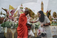 Thai Faithful Mark Asanha Bucha Day And Buddhist Lent.