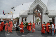 Thai Faithful Mark Asanha Bucha Day And Buddhist Lent.