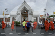 Thai Faithful Mark Asanha Bucha Day And Buddhist Lent.