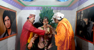 Guru Purnima Celebration By Amitabh Bachchan Fans Association In Kolkata, India.