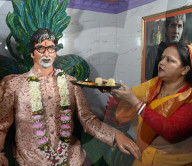 Guru Purnima Celebration By Amitabh Bachchan Fans Association In Kolkata, India.