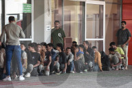 Migrants From Libya Arrive At The Port Of Lavrio, Greece