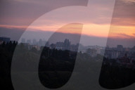 Dawn In Kyiv After The Night Bombings
